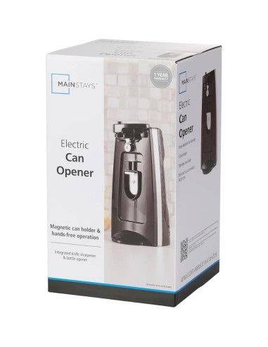 Abrelatas eléctrico Cartrep con afilador y abrebotellas 70W