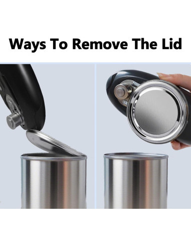 Abrelatas Eléctrico AidFree Automático 272g Recargable Negro