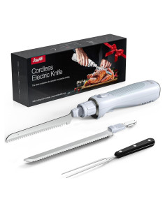 Cuchillo Eléctrico Inalámbrico Laudlife 40.7 cm Ergonomico Azul