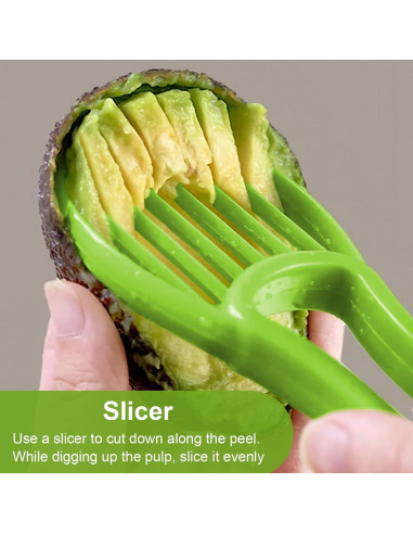 Juego de 5 Utensilios de Cocina Genérico para Aguacate 3 en 1
