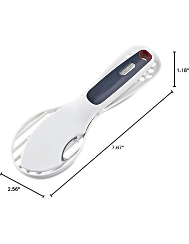 Cortador de Aguacate Zyliss 4-en-1 Blanco - Multifuncional 19.05 cm