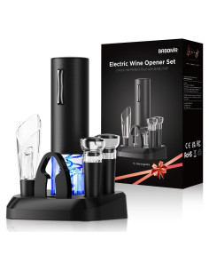 Juego de Abridor de Vino Eléctrico Recargable BABONIR 7 en 1