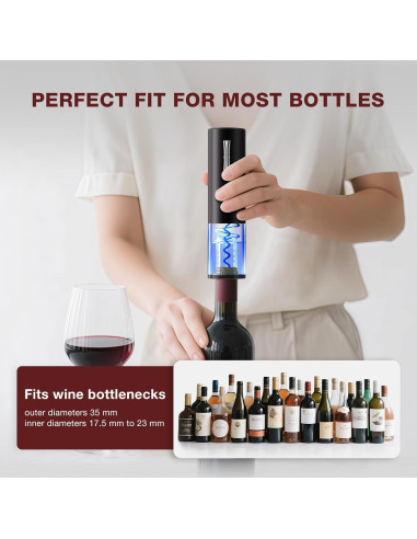 Juego de Abridor de Vino Eléctrico Recargable BABONIR 7 en 1