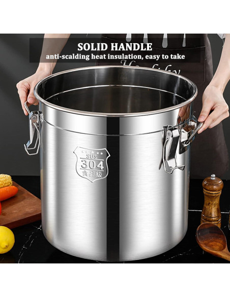 Contenedor Hermético de Acero Inoxidable 6L LOYALHEARTDY