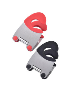 Soporte de Cuchara Acero Inoxidable Ipetboom 2 Pcs Resistente