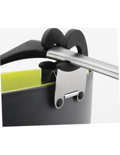 Soporte de Cuchara Acero Inoxidable Ipetboom 2 Pcs Resistente 2