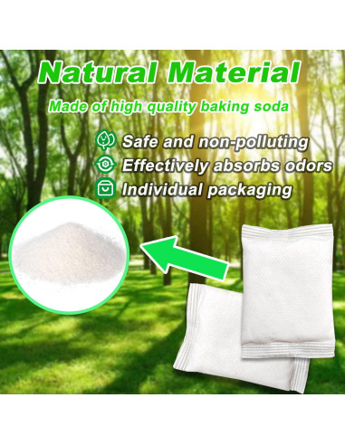 Desodorante de Refrigerador Bicarbonato de Sodio LeoTube 6 Paquetes