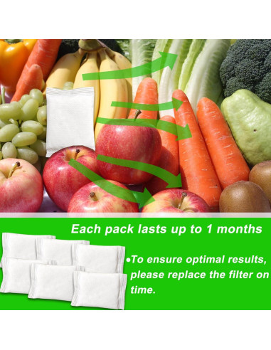 Desodorante de Refrigerador Bicarbonato de Sodio LeoTube 6 Paquetes