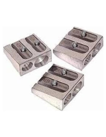 Sacapuntas KUM 1040501 de 2 agujeros en magnesio - 3 Pack
