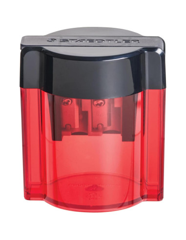 Afilador de Lápices STAEDTLER Doble Orificio con Tapa - 1 Cuenta