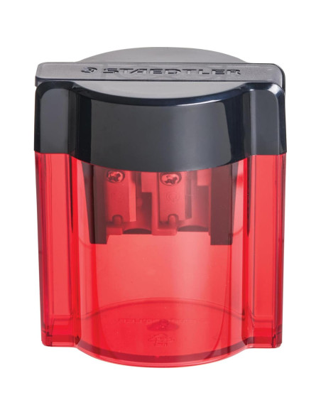 Afilador de Lápices STAEDTLER Doble Orificio con Tapa - 1 Cuenta