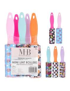 Paquete de 5 Rollos de Rodillos Lint Mini Expressions - Compactos
