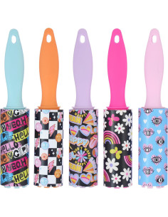 Paquete de 5 Rollos de Rodillos Lint Mini Expressions - Compactos 2