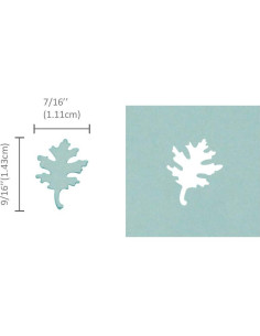 Perforadora de papel Bira Craft hoja de roble 1.6 cm 2