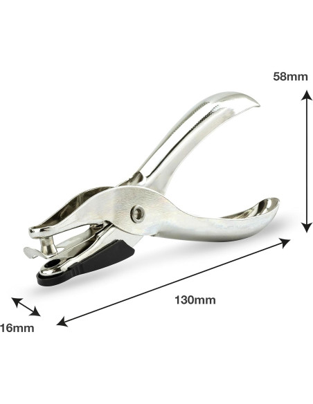 Paquete de 3 Alicates Perforadores Rapesco 1739 Metal 10 Hojas