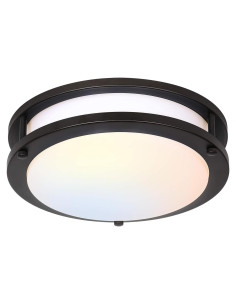 Luz de Techo LED Hykolity 25.4 cm 17W Regulable Bronce