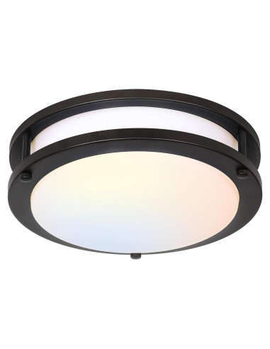 Luz de Techo LED Hykolity 25.4 cm 17W Regulable Bronce