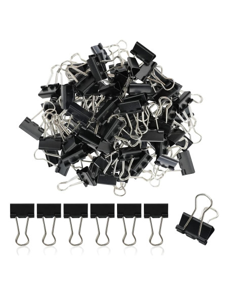 Clips de metal pequeños DUIJINYU, paquete de 50, 19mm