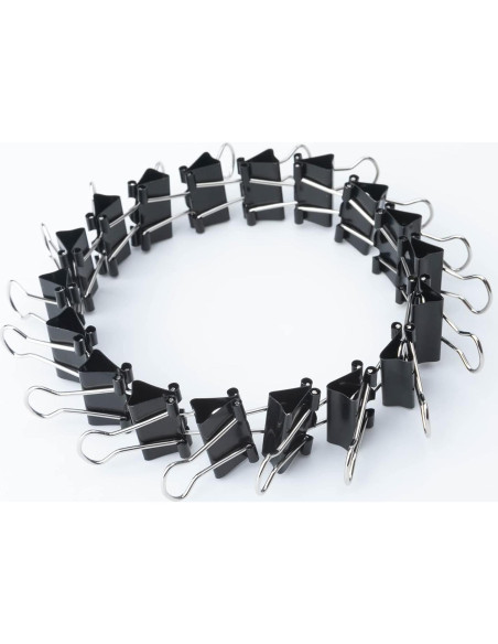 Clips de metal pequeños DUIJINYU, paquete de 50, 19mm