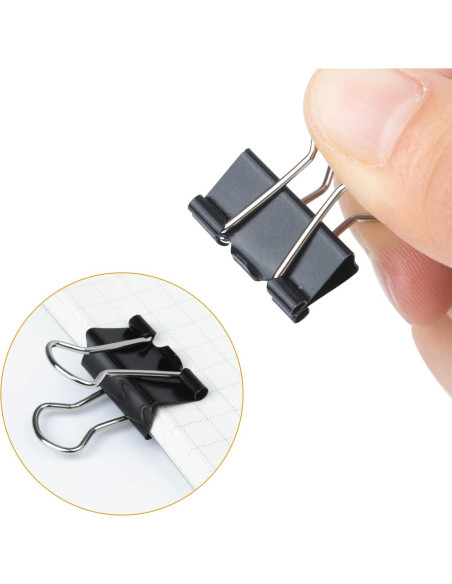 Clips de metal pequeños DUIJINYU, paquete de 50, 19mm