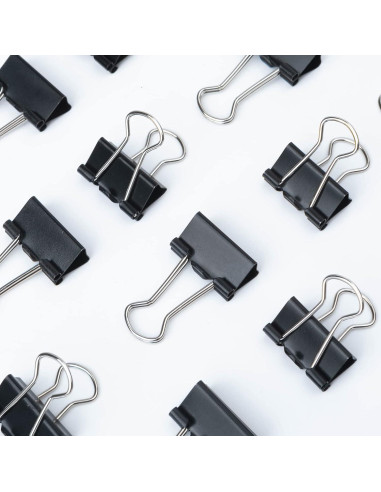 Clips de metal pequeños DUIJINYU, paquete de 50, 19mm