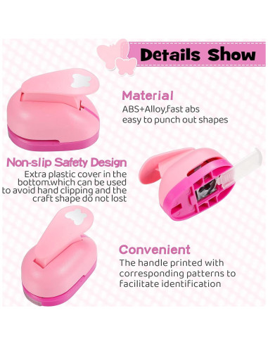 Troqueladoras de Papel Mini Outus - 10 Piezas para Manualidades