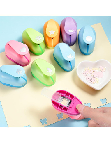 Troqueladoras de Papel Mini Outus - 10 Piezas para Manualidades