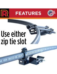 Clips de Techo Multiusos Radiant Solutions - 10 Clips de Aluminio 2