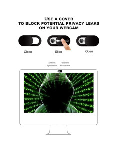 Cubierta de Webcam KAILIMENG Ultra-Fina 2 Piezas Imán 2