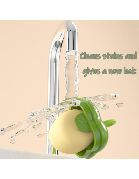 Rodillo de Pelusa Reutilizable JSRATVC Amarillo 2 - Ecológico y Portátil