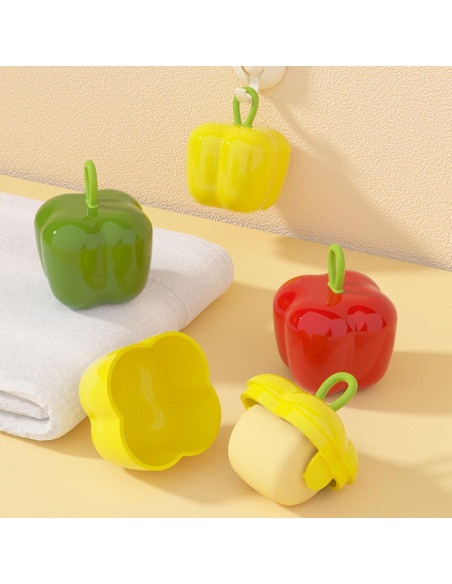 Rodillo de Pelusa Reutilizable JSRATVC Amarillo 2 - Ecológico y Portátil