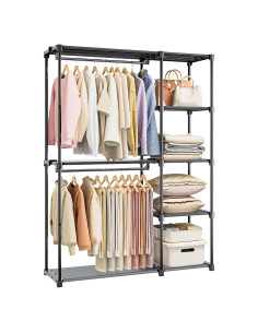 Armario Portátil Neatrays 121.4x40.1x161 cm con 4 Estantes