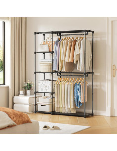 Armario Portátil Neatrays 121.4x40.1x161 cm con 4 Estantes 2