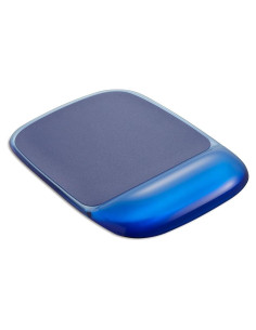 Almohadilla de Ratón con Reposamuñecas Gel STAPLES Azul 25.4x18.4 cm