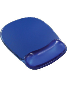 Almohadilla de Ratón con Reposamuñecas Gel STAPLES Azul 25.4x18.4 cm 2