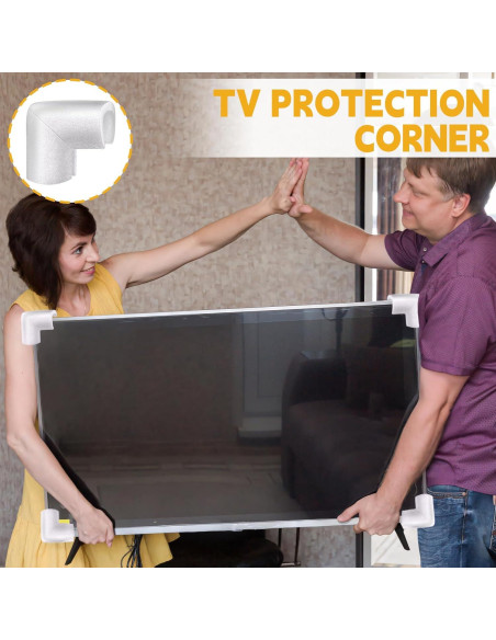 12 Protectores de Esquinas de Espuma Pwbarwq para Mudanza