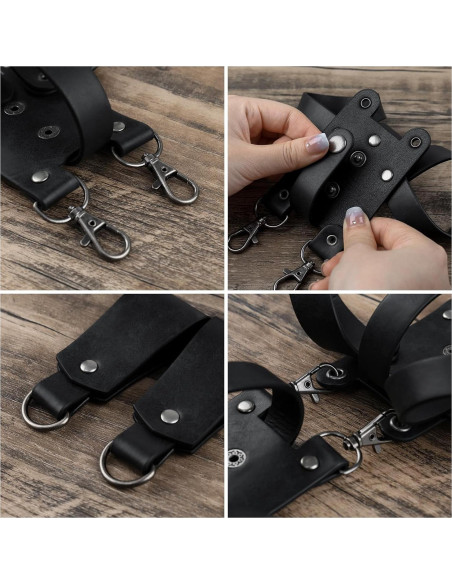 Funda de Cuero Sintético HiiFeuer para Controlador de Juego Negro