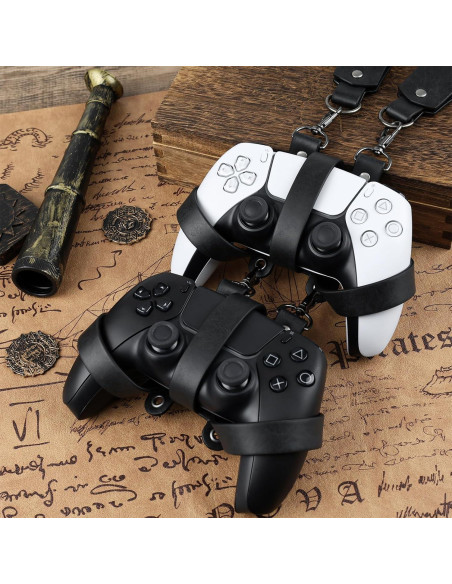 Funda de Cuero Sintético HiiFeuer para Controlador de Juego Negro