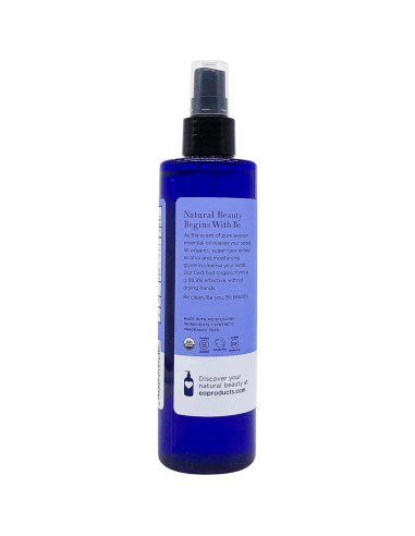Desinfectante de Manos Spray EO Lavanda Orgánica 226.8 ML