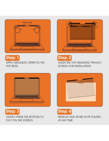 Pantalla de Privacidad Magnética 15.6" BSPROTE Antirreflejo
