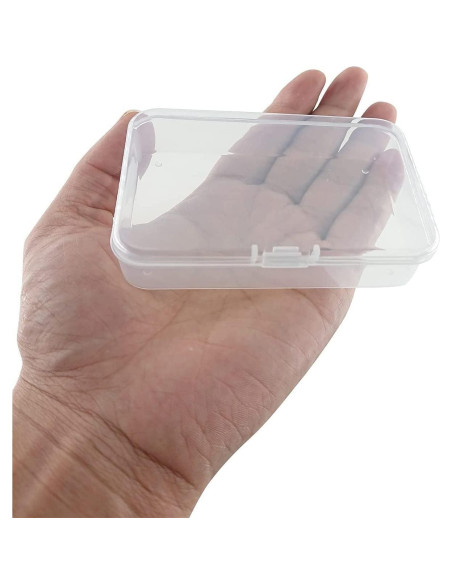 12 Mini Contenedores de Almacenamiento Plástico MFDSJ 8.9x6.1 cm