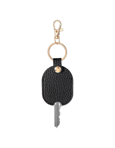 Funda de Llave de Coche de Cuero FdcLixuvol Universal Negra