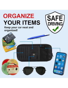 Organizador de Visera para Auto BGMTIMAI BGM-ZYBag01 21 Bolsillos 2