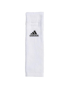 Toalla de equipo adidas blanca con cierre de gancho y bucle