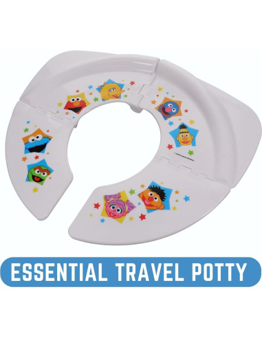 Asiento de Inodoro Plegable Sesame Street - Entrenamiento Viaje