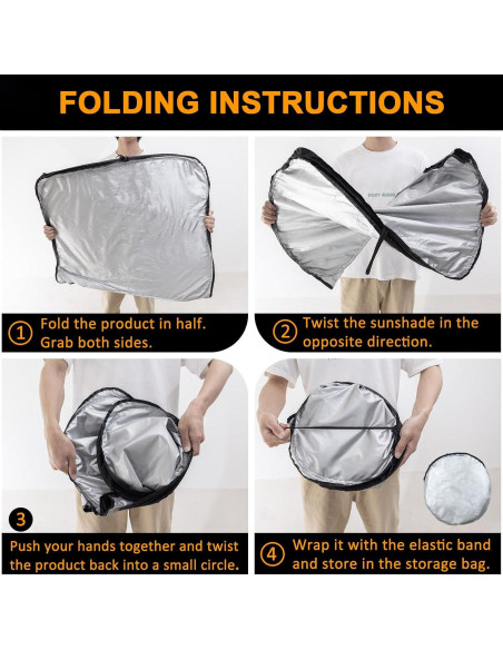 Parasol Plegable TOPINSTALL para Parabrisas Ford Bronco 2021-2025