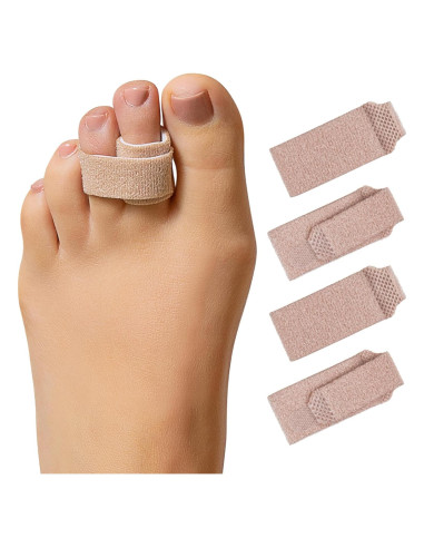 Corrector de Dedo en Martillo ZenToes - 4 Unidades Pequeñas Beige