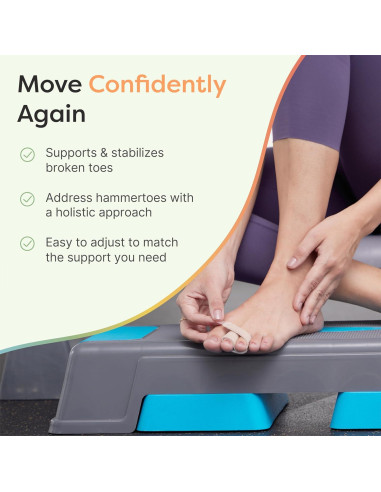 Corrector de Dedo en Martillo ZenToes - 4 Unidades Pequeñas Beige