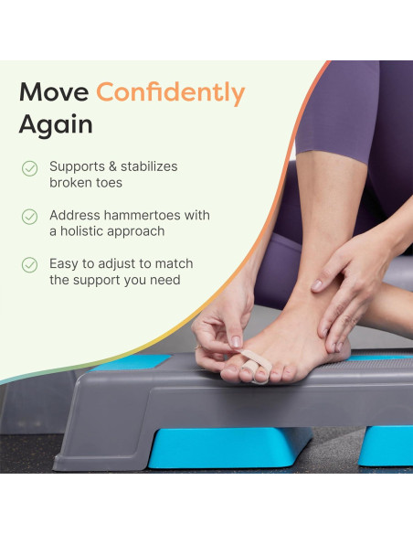 Corrector de Dedo en Martillo ZenToes - 4 Unidades Pequeñas Beige