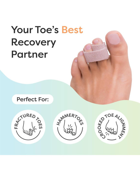 Corrector de Dedo en Martillo ZenToes - 4 Unidades Pequeñas Beige